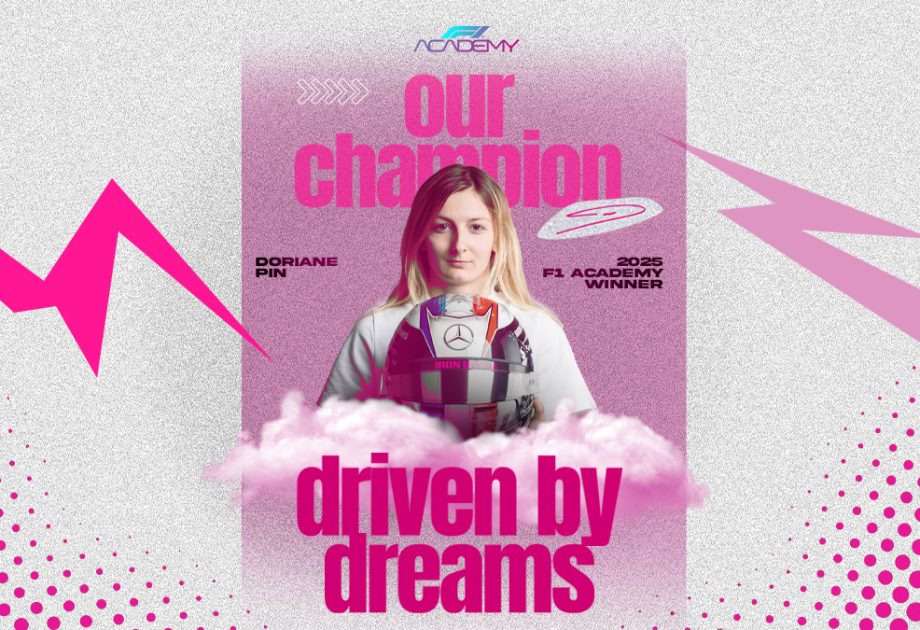 IRON DAME DORIANE PIN WINS F1 ACADEMY CHAMPIONSHIP TITLE