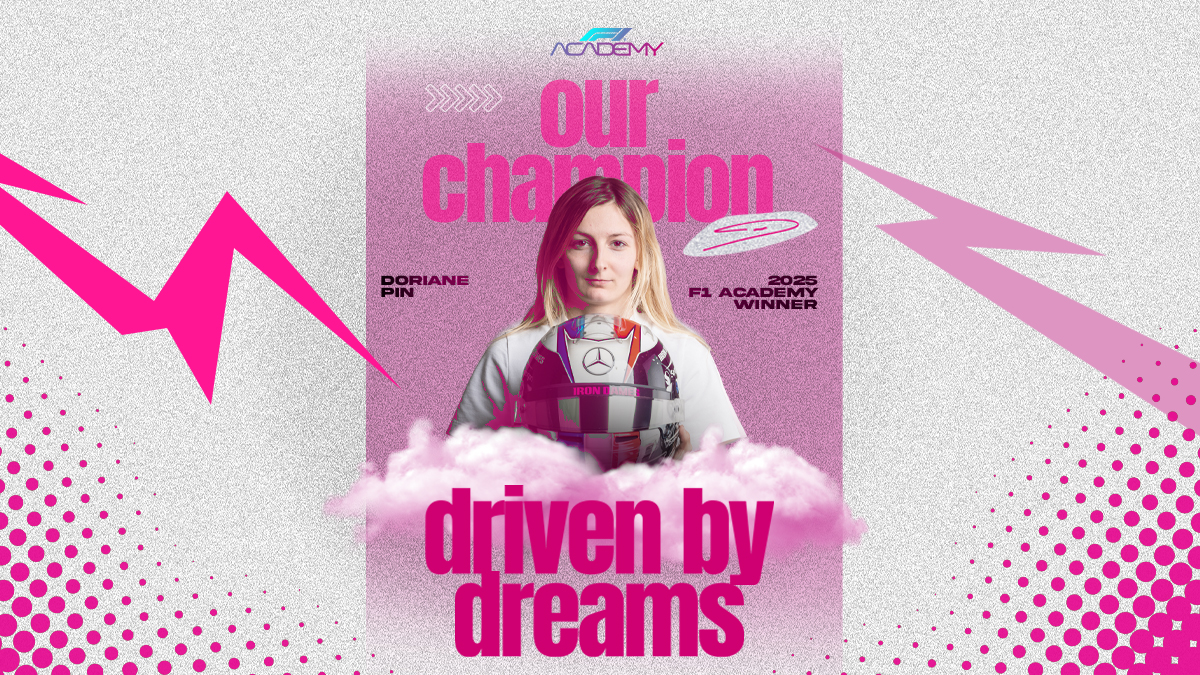 IRON DAME DORIANE PIN WINS F1 ACADEMY CHAMPIONSHIP TITLE